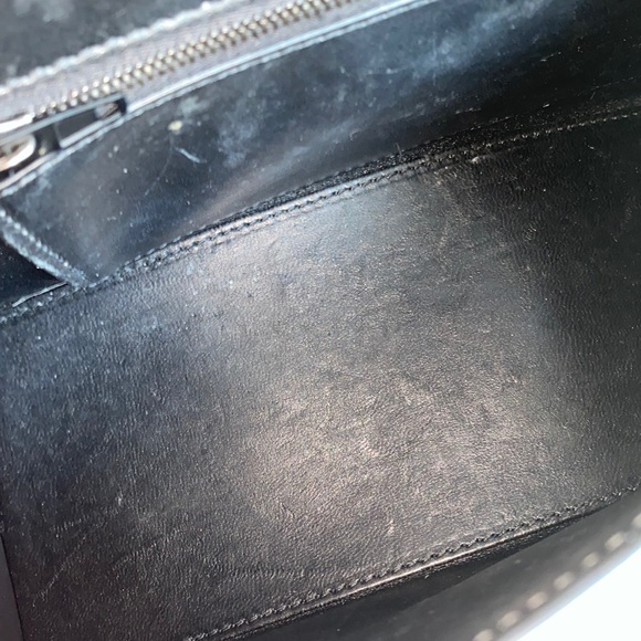 SOLD Balenciaga Hourglass Matte Black Small Shiny Leather Top Handle Bag - Picture 13 of 17